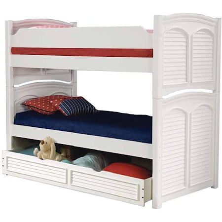 Twin Bunk Bed with Trundle